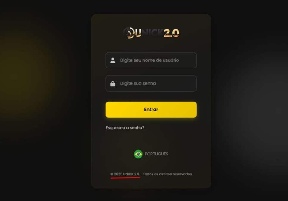 Página promete ser a nova Unick Forex