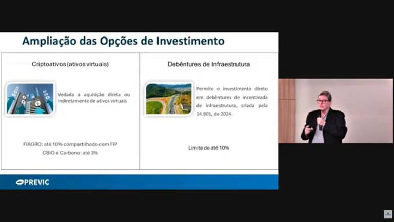 Palestra sobre criptomoedas por diretor da PREVIC