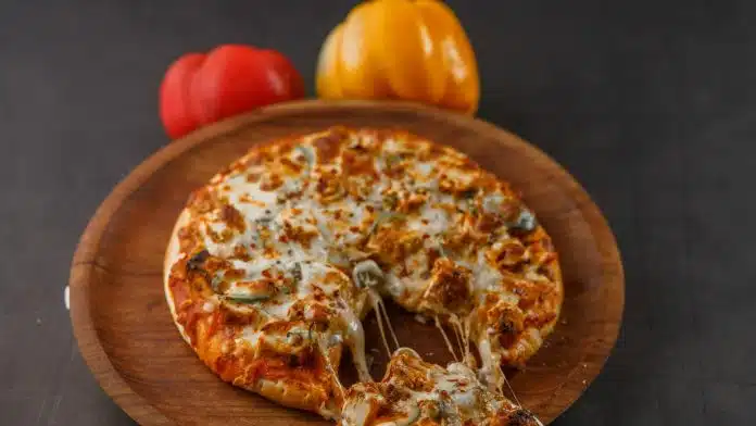 Pizza fatiada