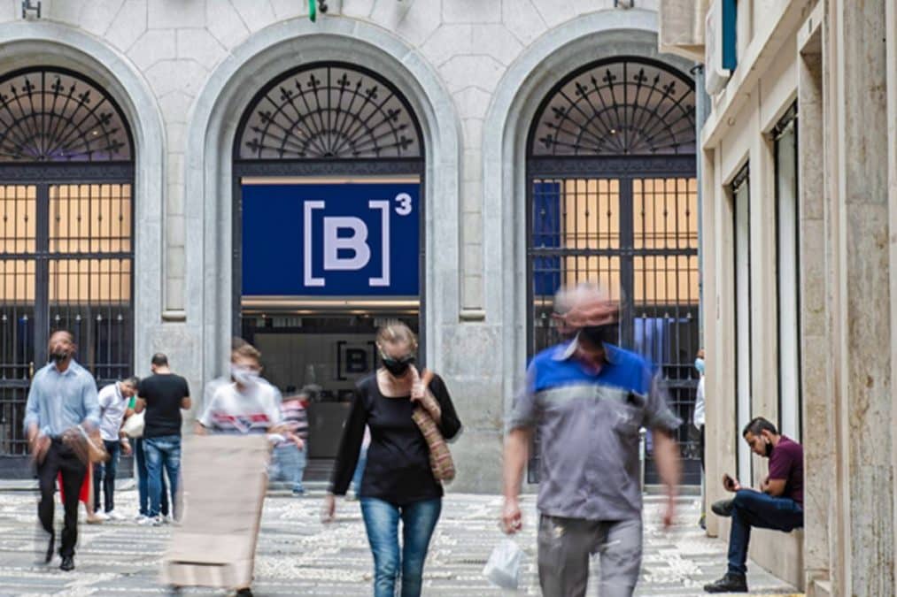 Porta da bolsa de valores brasileira, a B3