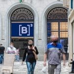 Porta da bolsa de valores brasileira, a B3