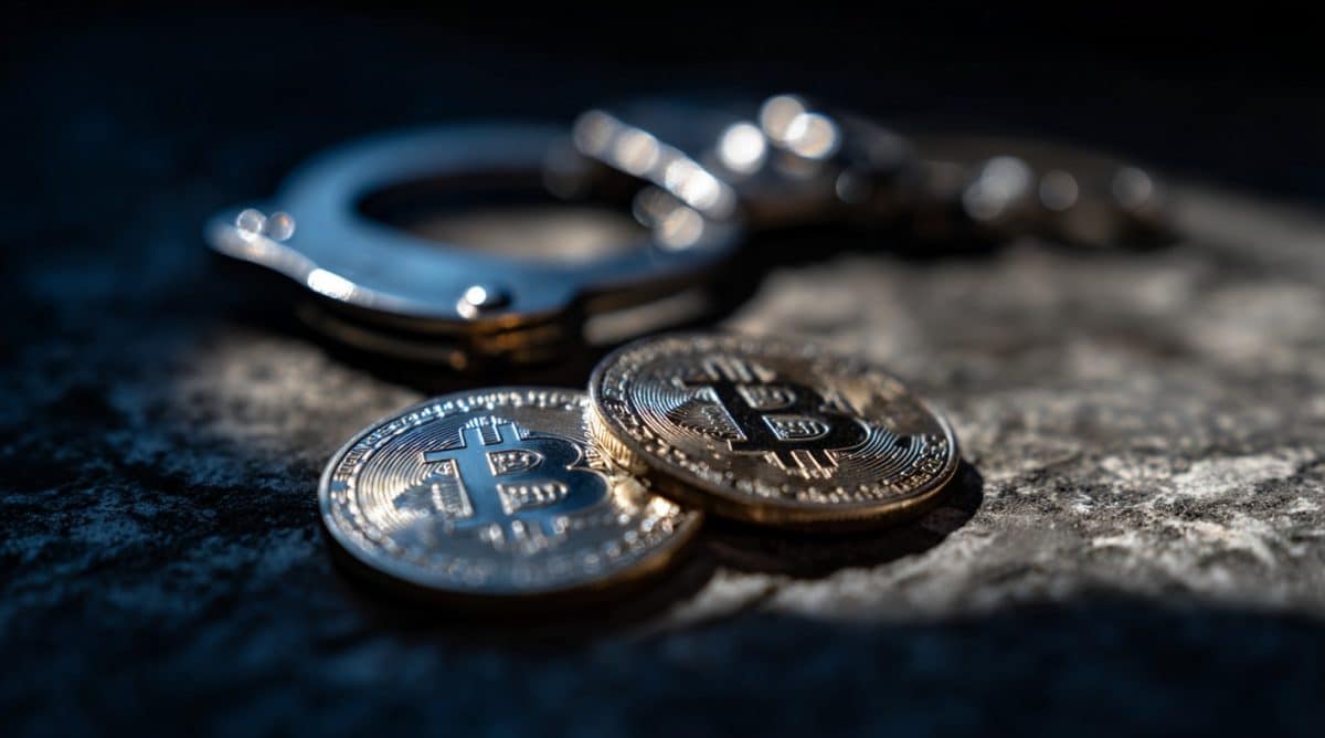 Algemas e bitcoins. Fonte: Midjourney.
