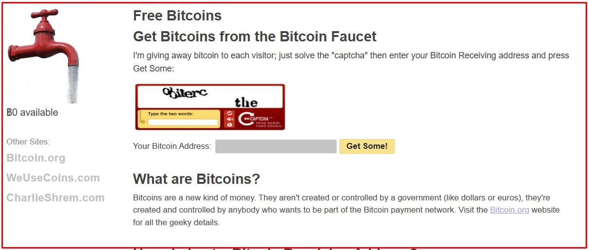 Charlie Shrem está revivendo o primeiro faucet de Bitcoin, criado por Gavin Andresen. Fonte: 21million.