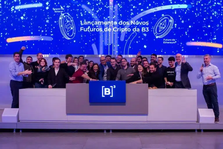 B3 lança novos futuros de criptomoedas Ethereum Solana