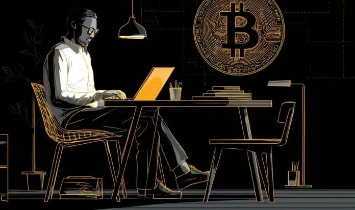 Bitcoin consultor na mesa