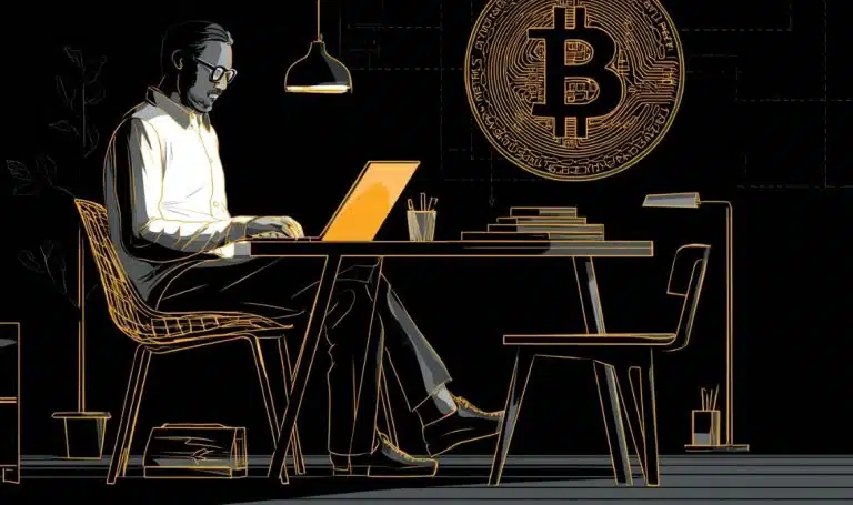 Bitcoin consultor na mesa