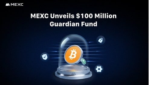 MEXC revela fundo Guardian com US$ 100 milhões para proteger usuários contra ameaças