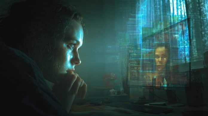 Deepfake. Fonte: Midjourney.