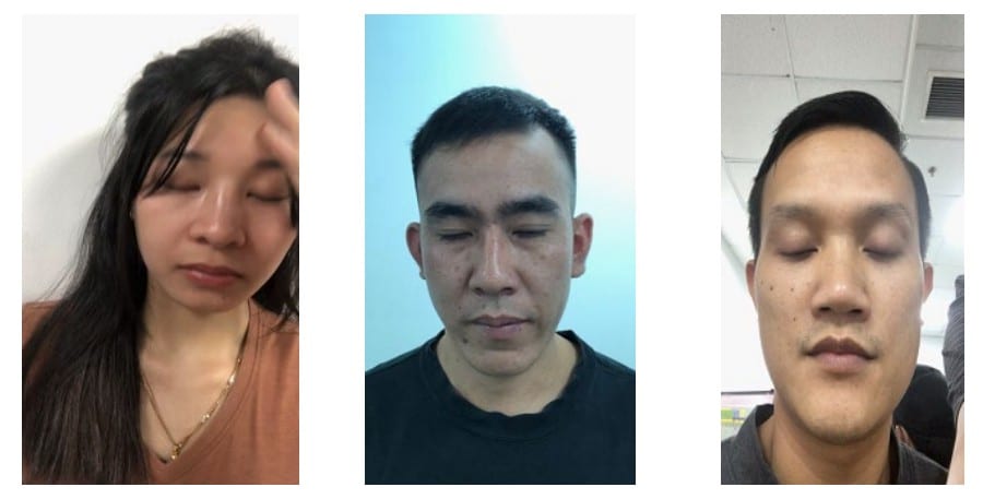 Mais fotos estranhas usadas na verificação de identidade em corretora de criptomoedas. Fonte: DoJ/Reprodução.