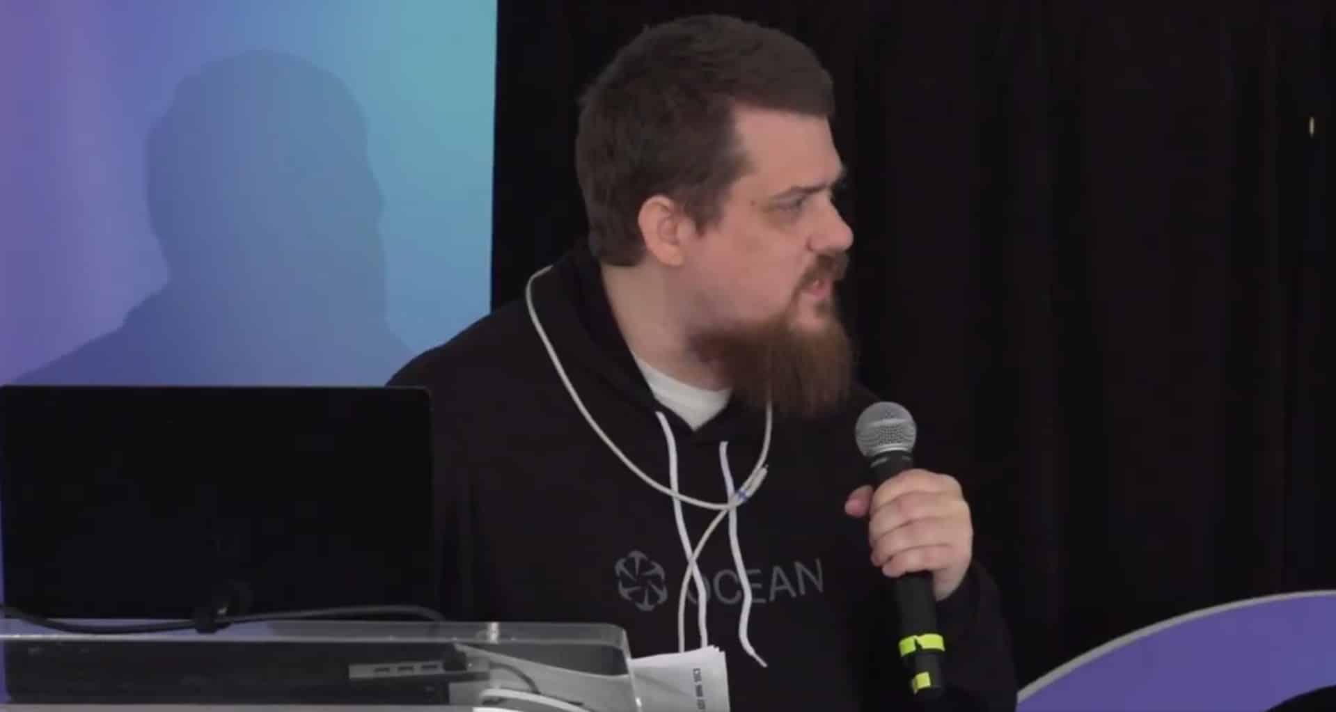 Luke Dashjr, desenvolvedor do Bitcoin. Fonte: Ocean/Reprodução.