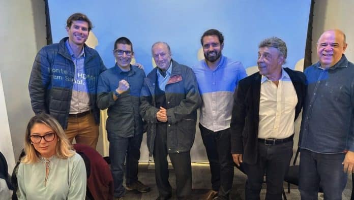 Renato Trezoitão ao lado de José Maria Eymael.