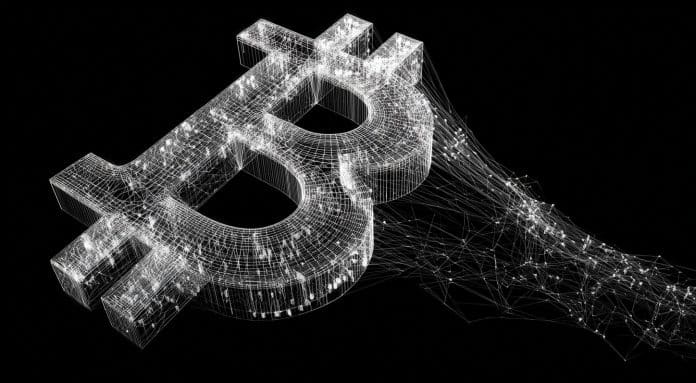 Símbolo do Bitcoin. Fonte: Midjourney.