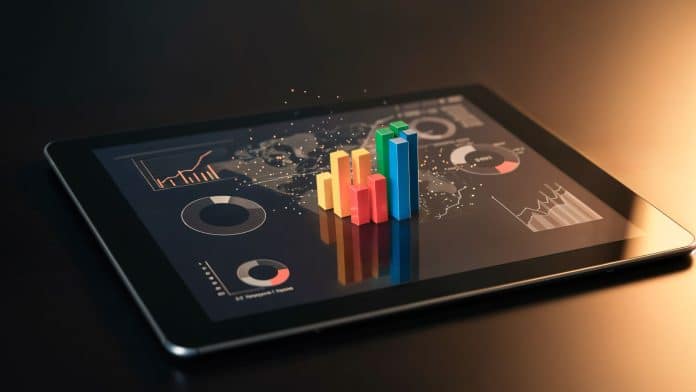 Gráficos sobre tablet