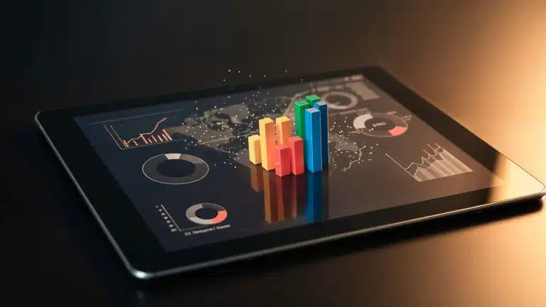 Gráficos sobre tablet