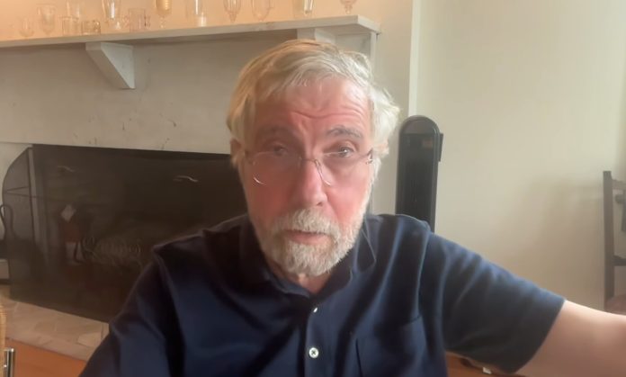 Paul Krugman, vencedor do Nobel de Economia de 2008. Fonte: Reprodução.