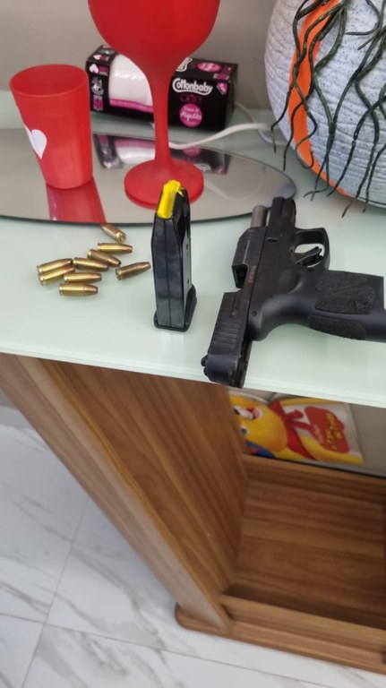 Armas de fogo apreendidas pela PF em operação