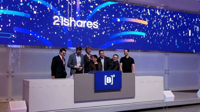 21Shares Brasil B3 criptomoedas