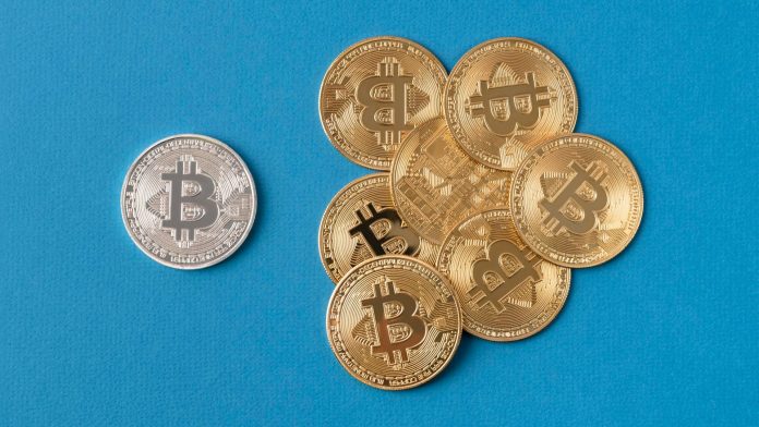 Bitcoin dividido em vários endereços