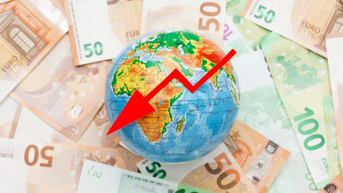 Crise econômica global tensões tarifárias criptomoedas