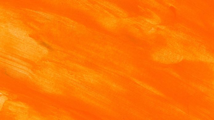 Fundo laranja Oranje Bitcoin