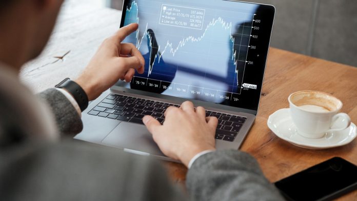 Investidor analisando gráfico criptoativo ipca investimento