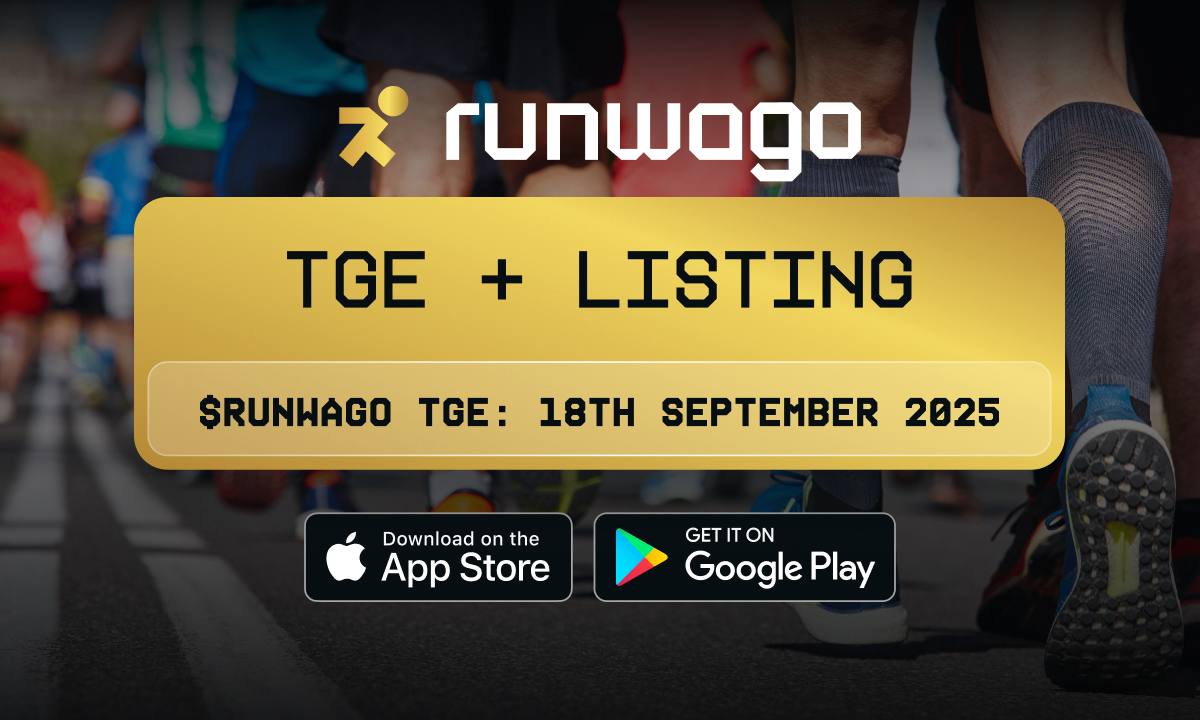 Runwago anuncia $RUNWAGO oficial para 18 de setembro de 2025