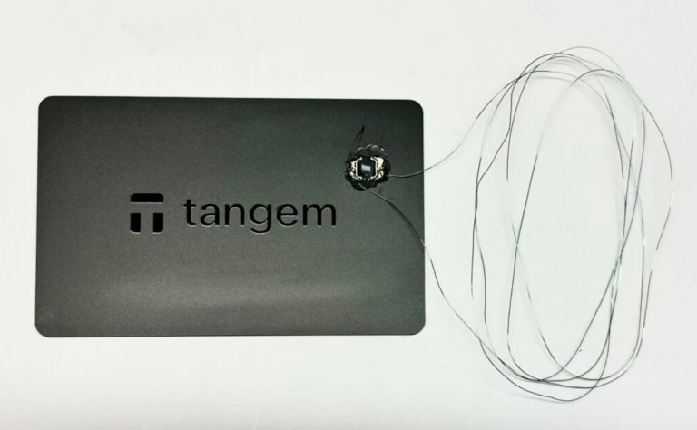 Carteira de criptomoedas Tangem