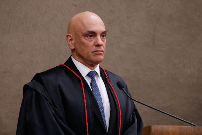 Solenidade de Posse dos Ministros Alexandre de Moraes e Enrique Ricardo Lewandowski nos cargos de Presidente e Vice-Presidente do TSE. Foto: Isac Nóbrega/PR