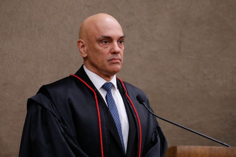 Solenidade de Posse dos Ministros Alexandre de Moraes e Enrique Ricardo Lewandowski nos cargos de Presidente e Vice-Presidente do TSE. Foto: Isac Nóbrega/PR