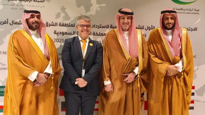 Boni Soares se reuniu com autoridades anticorrupção da Arábia Saudita - Foto: AscomAGU rastreio de criptomoedas
