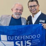 Deputado Carlos Lula ao lado do Presidente Lula em defesa do SUS confiscar criptomoedas