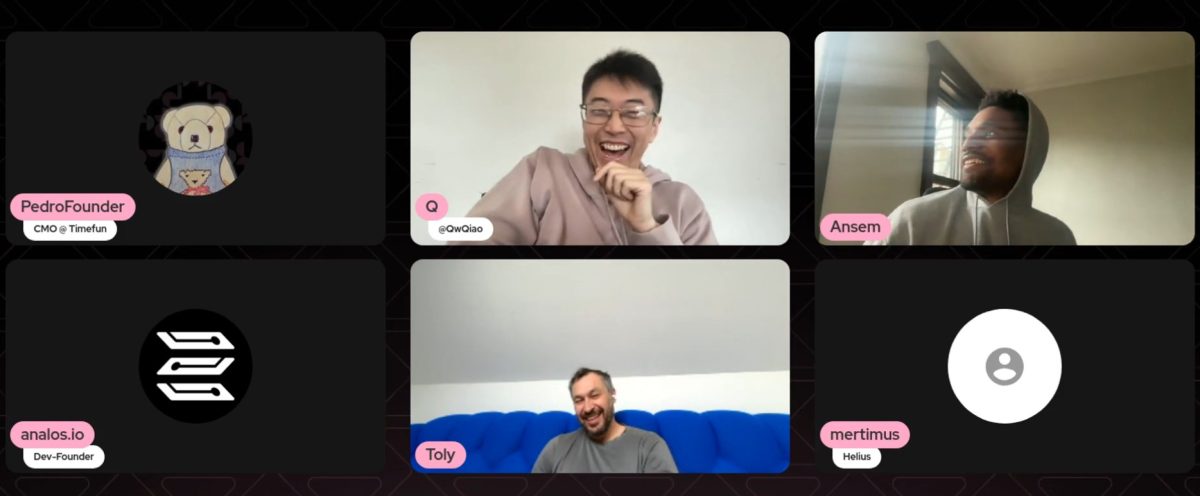 Apresentação da criptomoeda Analos (LOS) aos desenvolvedores da Solana