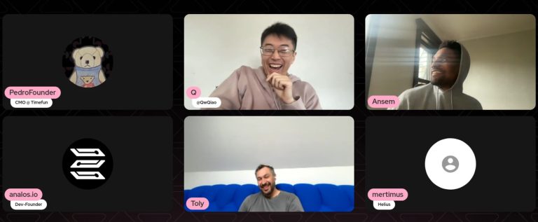 Apresentação da criptomoeda Analos (LOS) aos desenvolvedores da Solana