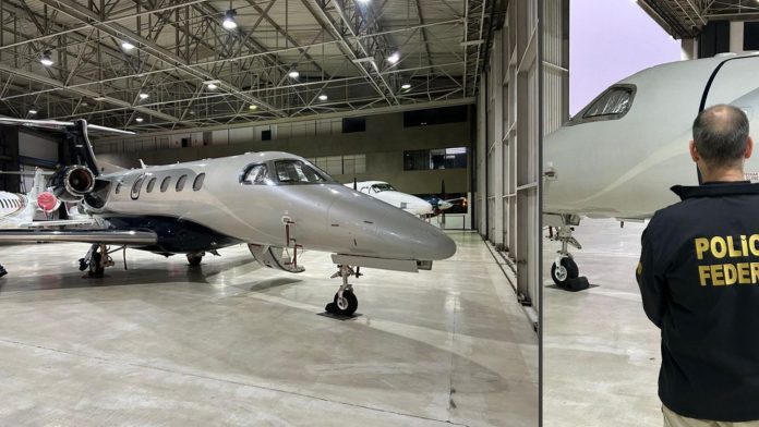 Aeronave em nome de loja de biquini de fachada com a PF justiça bitcoin