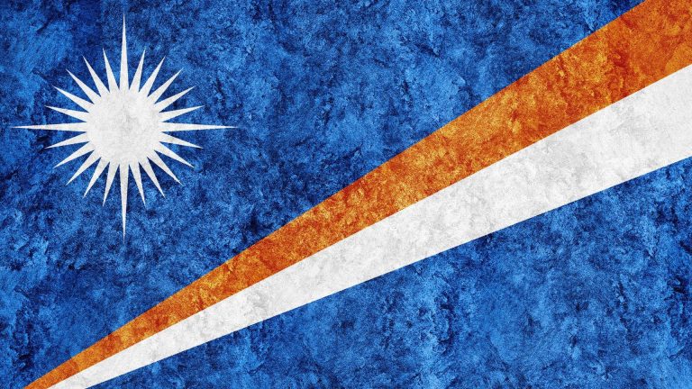 Bandeira das Marshall Islands Ilhas renda básica universal stablecoin estatal