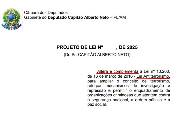 Deputado quer aprimorar Lei Antiterrorismo e incluir punição para corretoras de criptomoedas que não colaborarem