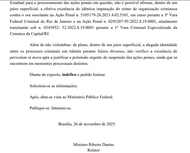 Ministro do STJ nega pedido de Faraó dos bitcoins para ser julgado apenas na justiça estadual