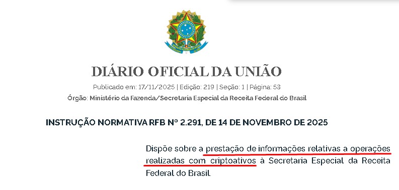 Nova instrução da receita sobre bitcoin e criptomoedas aperta corretoras e investidores com mais regras