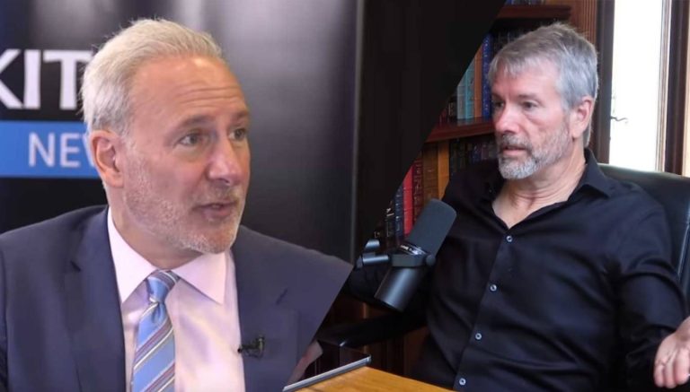 Peter Schiff diz que Strategy irá à falência e intima Michael Saylor para debate