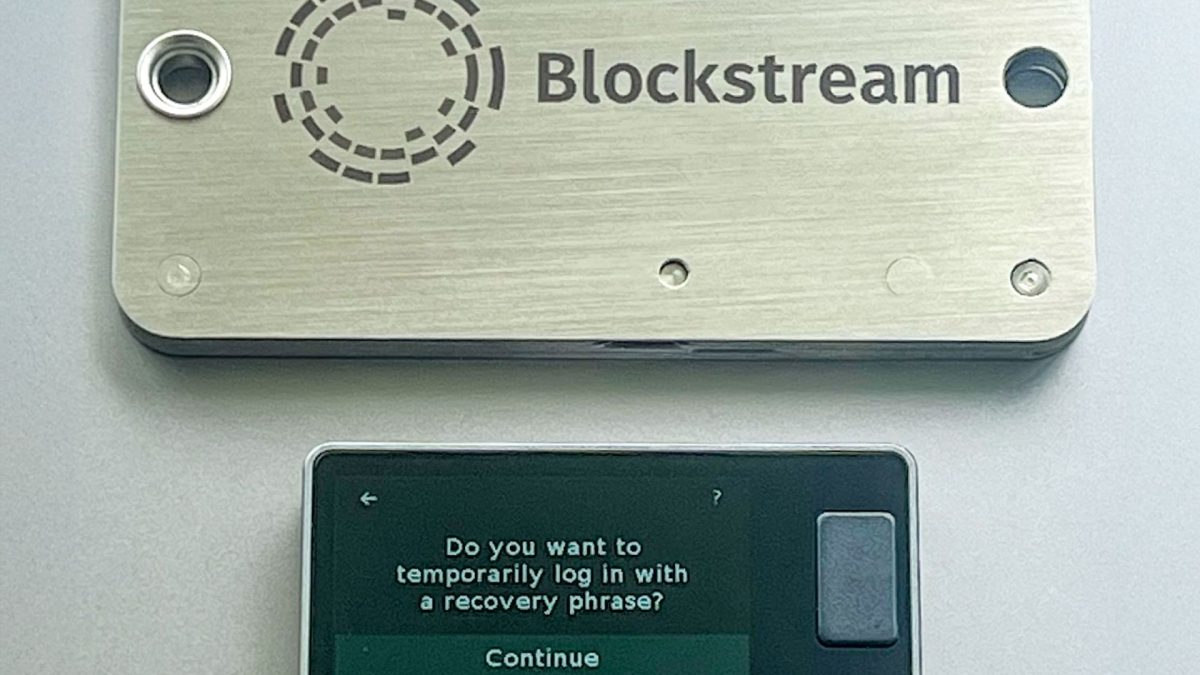 Blockstream Jade carteira de bitcoin