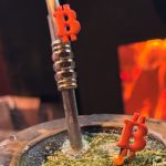 Chimarrão em homenagem ao bitcoin em Rolante