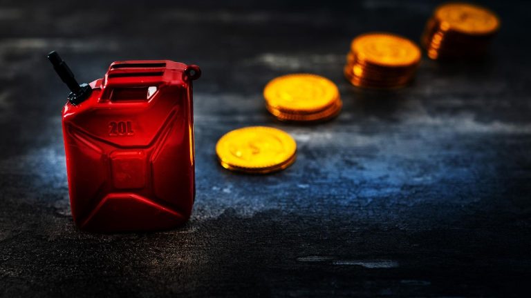 Gasolina próxima de moedas bitcoin Argentina