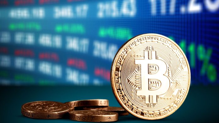 Gráfico de preços de criptomoedas