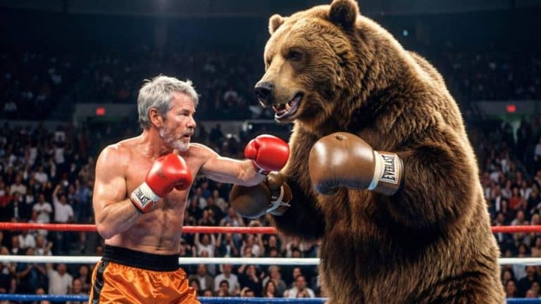 Michael Saylor lutando contra urso Strategy compra bitcoins