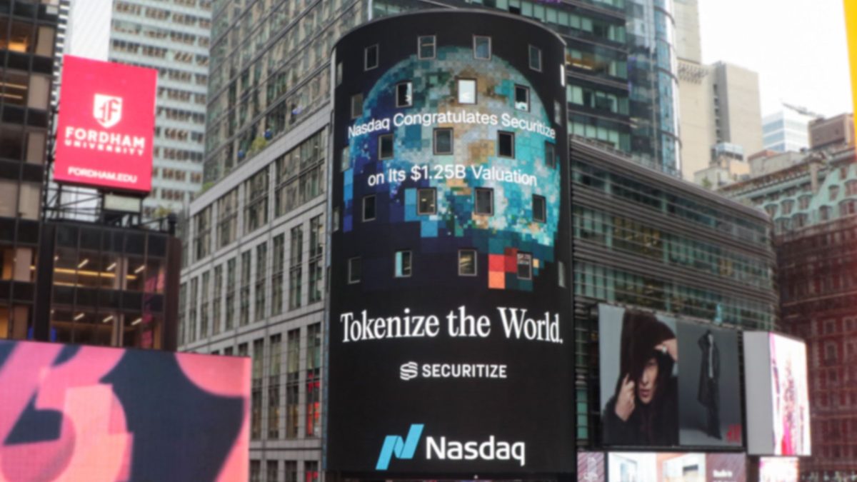 Securitize em propaganda ações tokenizadas