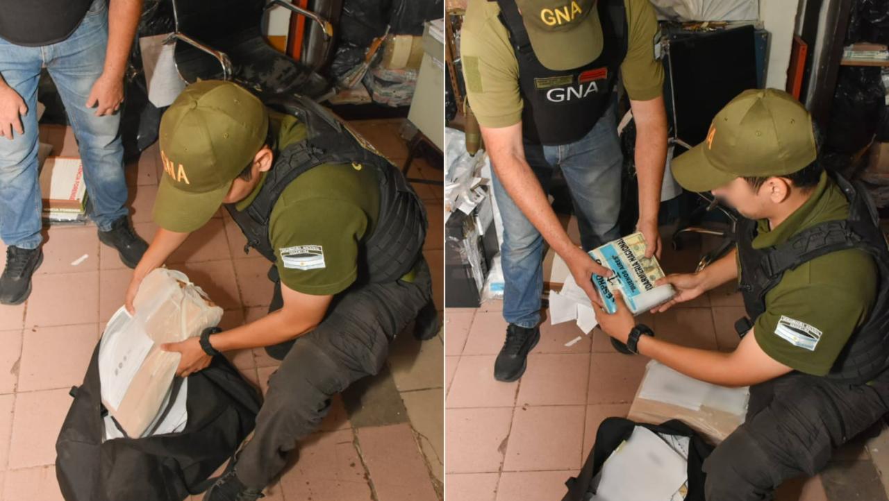 Agentes de segurança argentinos em operação contra bets ilegais