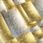 Barras de prata e ouro