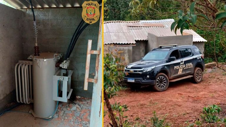 Gato de energia no DF mineração de criptomoedas polícia