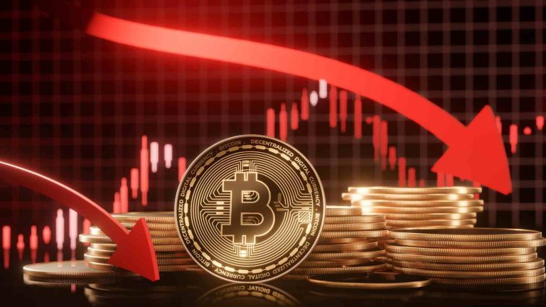 Bitcoin em queda