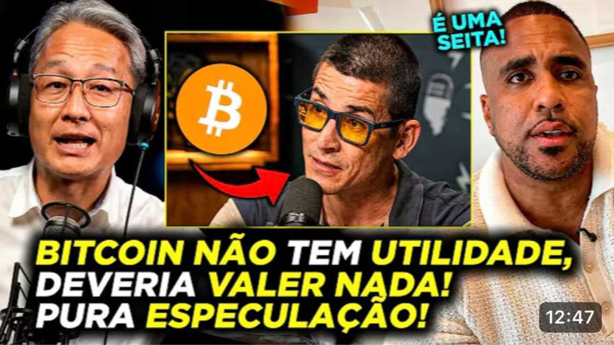 Raiam Santos concordou que bitcoin criou uma seita com seguidores enjoados na internet bitcoin MBL esquerdista e vegano
